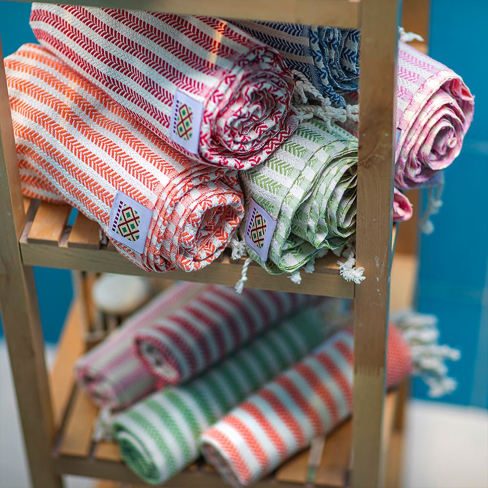 Bavlnený uterák a osuška Portokala II - oranžová sada