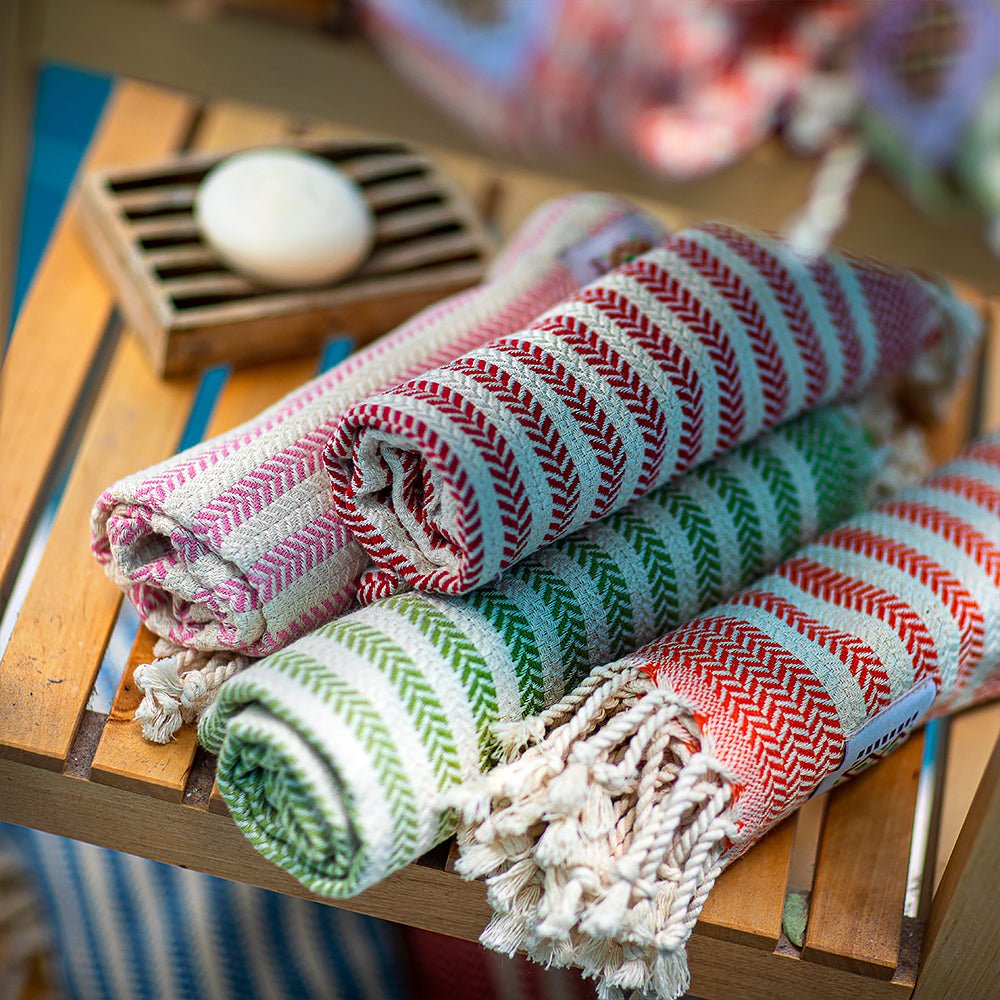 Bavlnený uterák a osuška Portokala II - oranžová sada