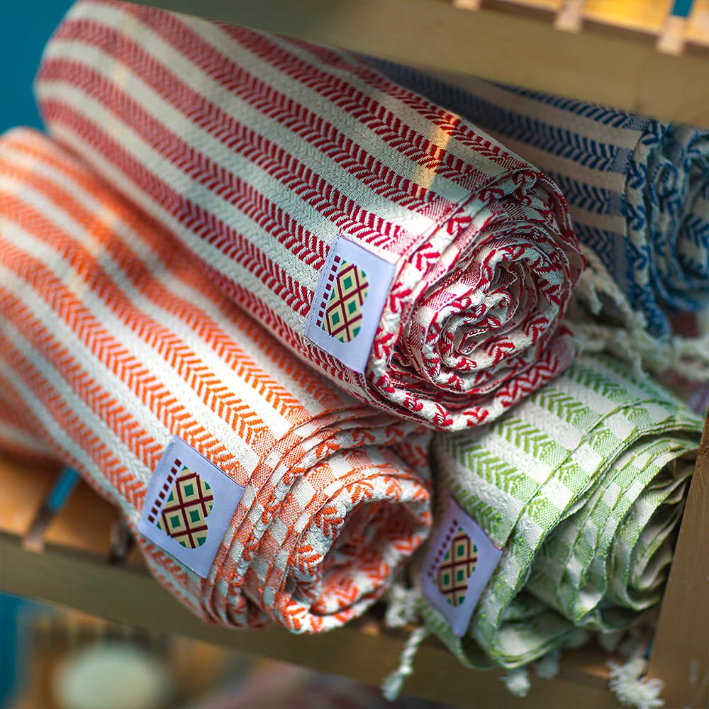 Bavlnený uterák a osuška Portokala II - oranžová sada