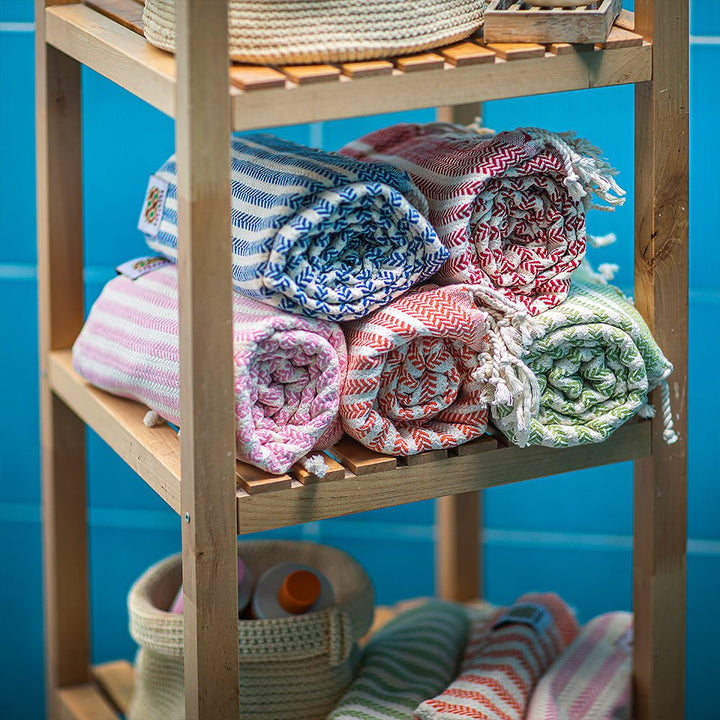 Bavlnený uterák a osuška Portokala III - zelená sada Bavlnený uterák a osuška Portokala III - zelená sada