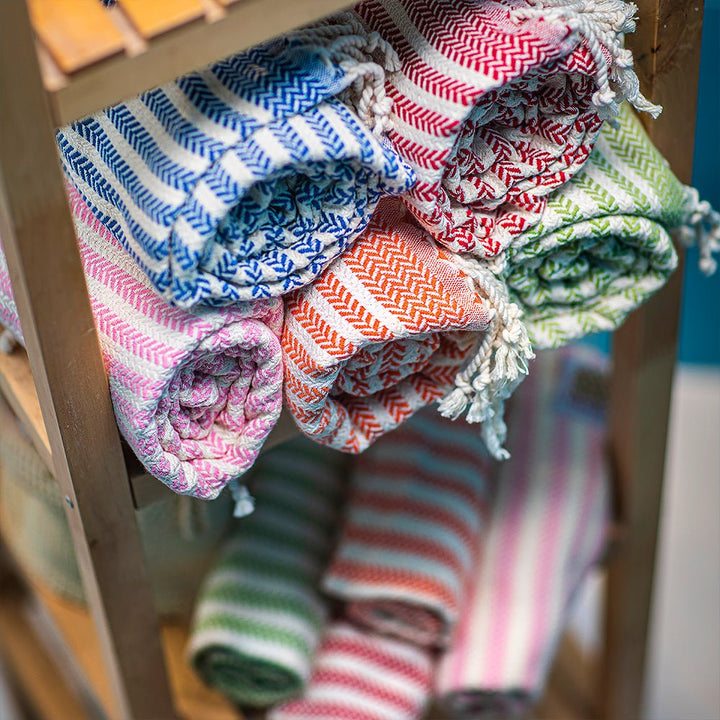 Bavlnený uterák a osuška Portokala III - zelená sada Bavlnený uterák a osuška Portokala III - zelená sada