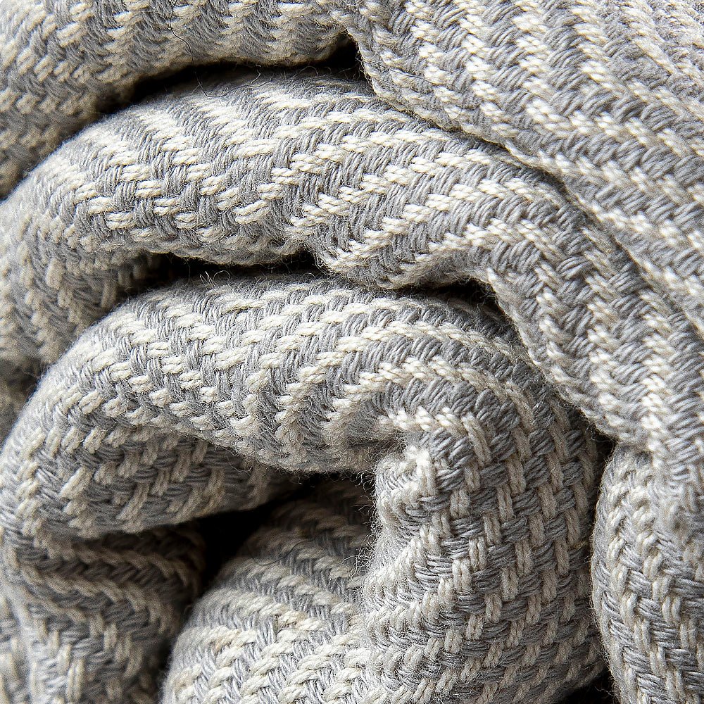 Bavlnený uterák a osuška Portokala IX - strieborno modrá sada