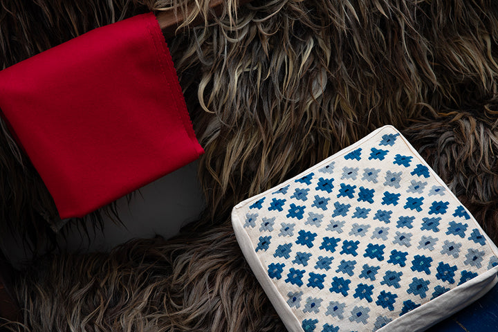 Μαξιλάρι καθίσματος από κιλίμι «Mavi» Μαξιλάρι καθίσματος από κιλίμι «Mavi»