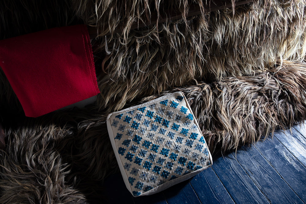 Μαξιλάρι καθίσματος από κιλίμι «Mavi»