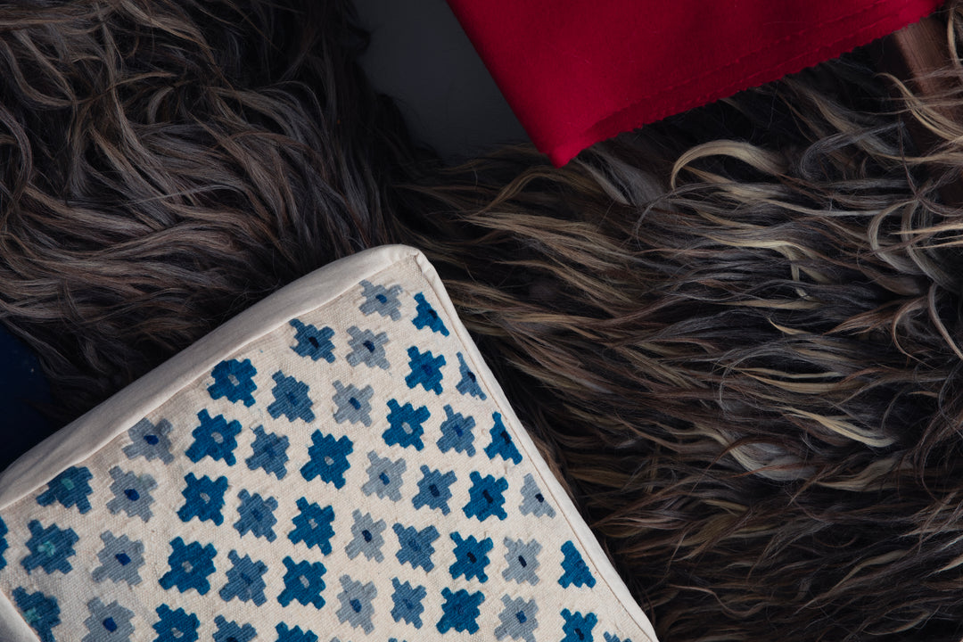 Μαξιλάρι καθίσματος από κιλίμι «Mavi»