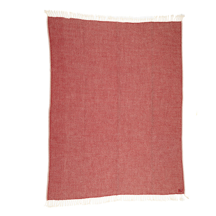 Wool blanket Marina merino - burgundy Wool blanket Marina merino - burgundy