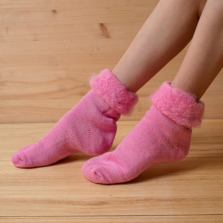 Satz von 3 Paar Wollsocken "Linsen" gemustert 90% Wolle Satz von 3 Paar Wollsocken "Linsen" gemustert 90% Wolle