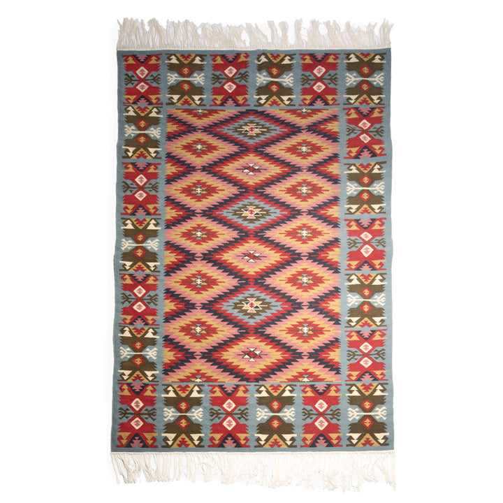 Vlněný kilim "Bakamski IV" Vlněný kilim "Bakamski IV"