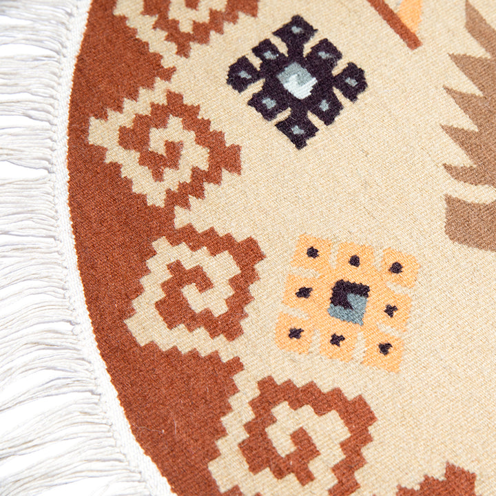 Vlněný kilim "Podzimní vinná réva II" Vlněný kilim "Podzimní vinná réva II"