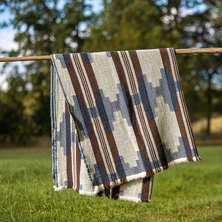 Wolldecke Abata - blau Wolldecke Abata - blau