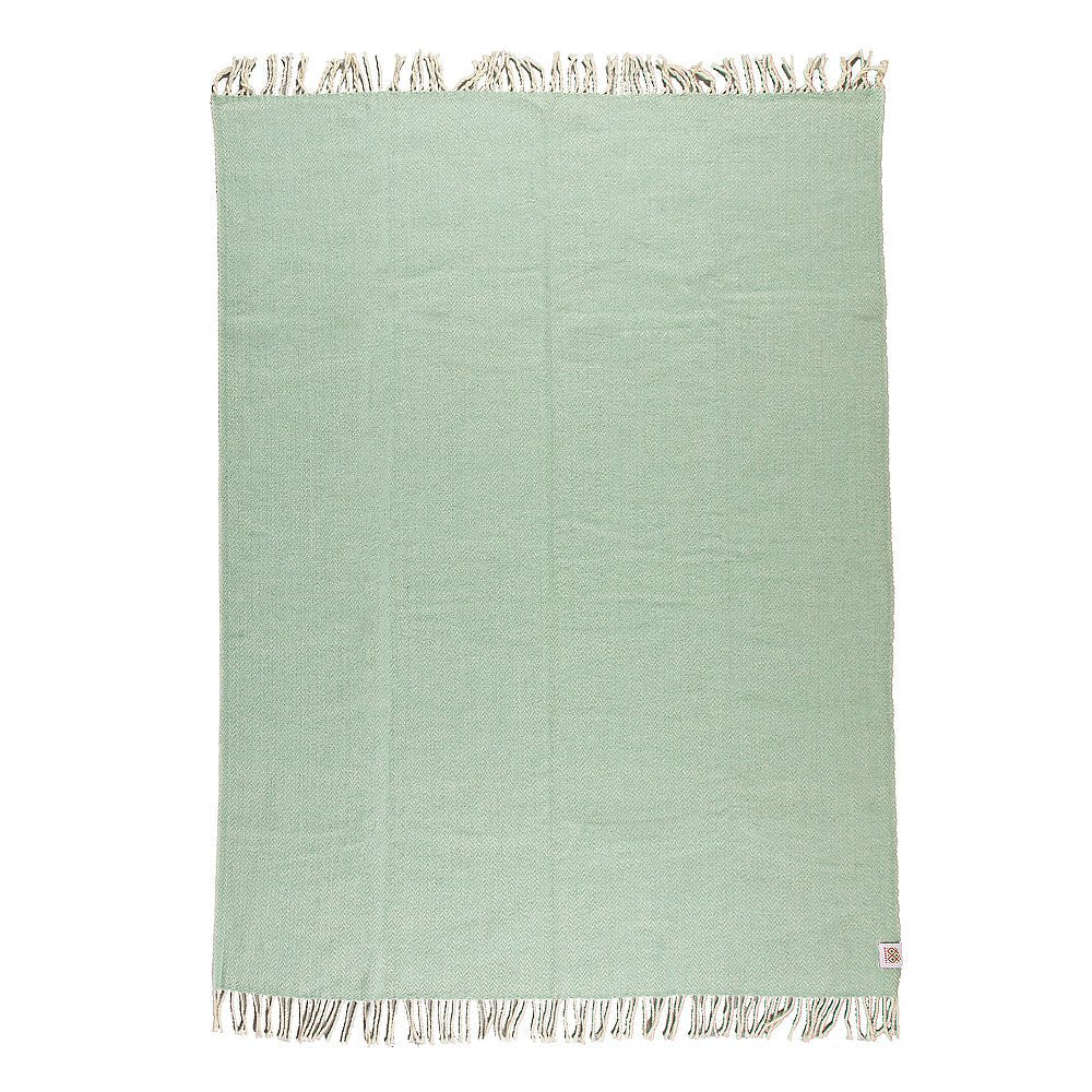 Wolldecke Elma VIII - mintgrün