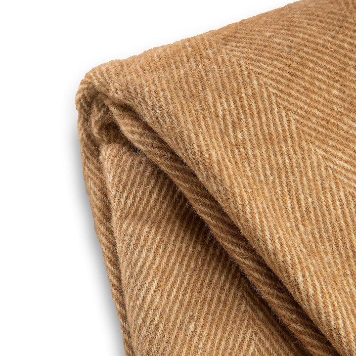 Vlněná deka Elma XIV - pískově žlutá Vlněná deka Elma XIV - pískově žlutá