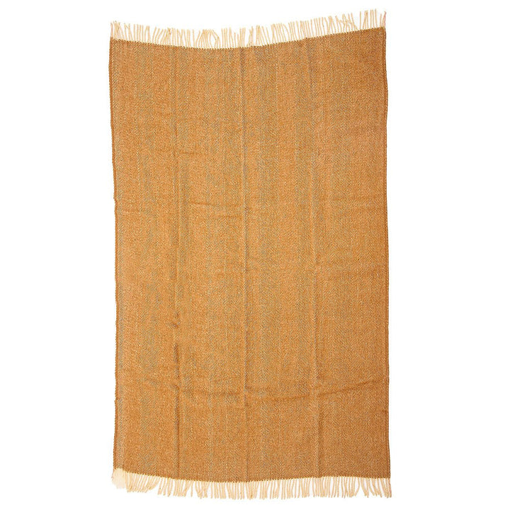 Vlněná deka Elma XIV - pískově žlutá Vlněná deka Elma XIV - pískově žlutá