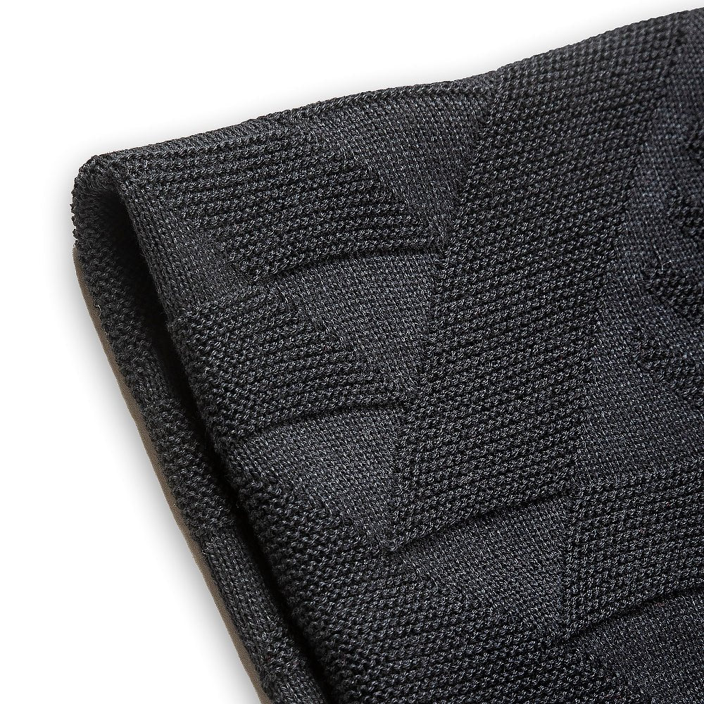 Vlněná šála z merino vlny - černá