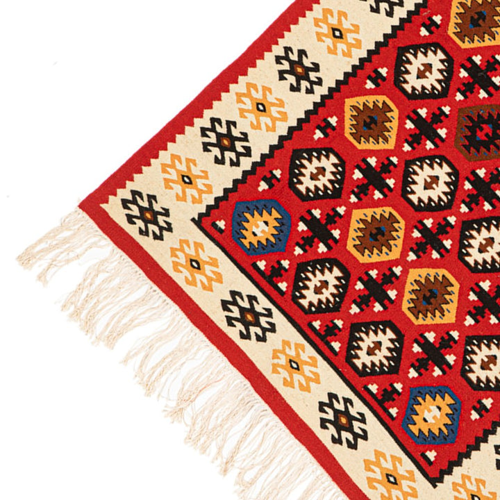 Vlněný Kilim - Bombičky Vlněný Kilim - Bombičky