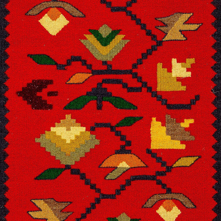 Vlněný kilim "Jarní vinná réva" Vlněný kilim "Jarní vinná réva"