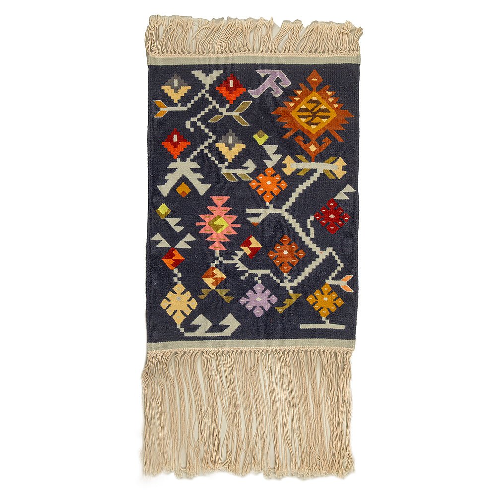 Vlněný kilim "Podzimní vinná réva"