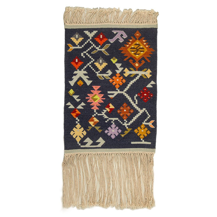 Vlněný kilim "Podzimní vinná réva" Vlněný kilim "Podzimní vinná réva"