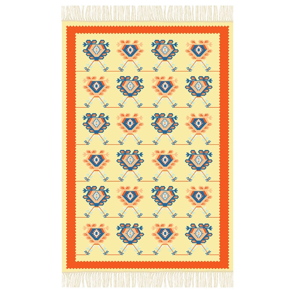 Pattern - Kilim "Cabbage Heads I"