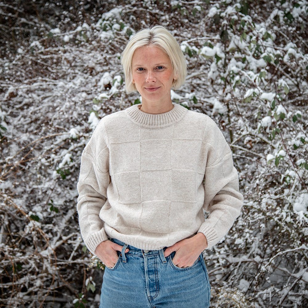 Women’s Merino Wool Sweater Beige | Balkanova