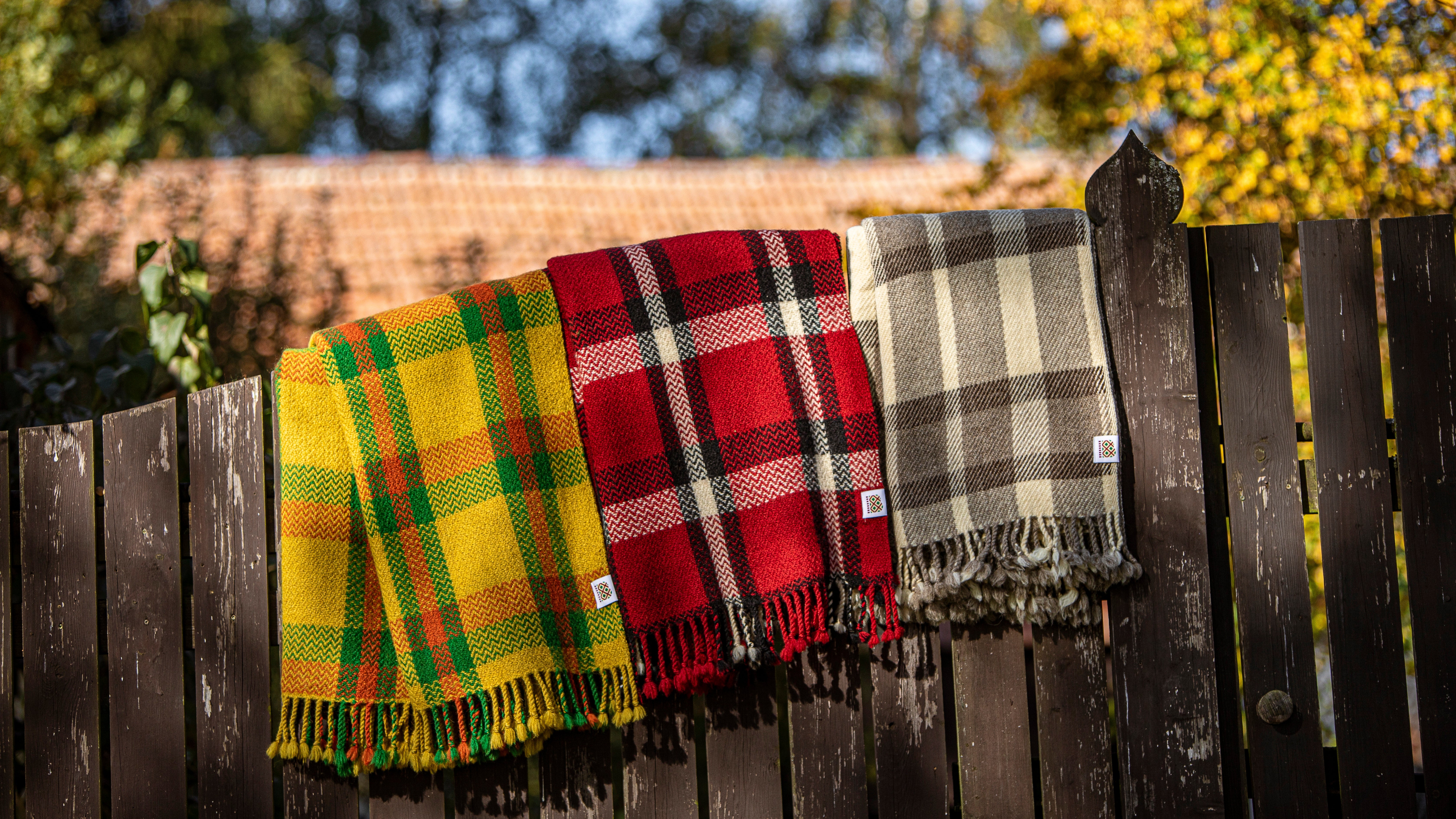 その他 USED HANDMADE BLANKET Balkanova | Sustainable Handmade Woolen Products