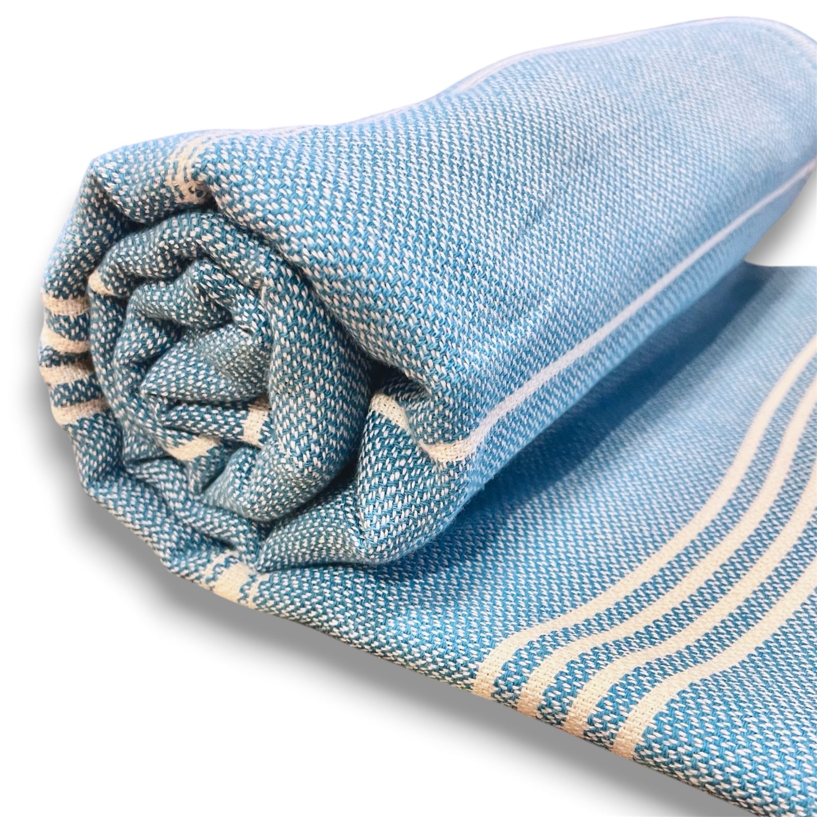 Cotton bath towel Sultan 6 - sky blue | organic cotton bath towels​ | Balkanova