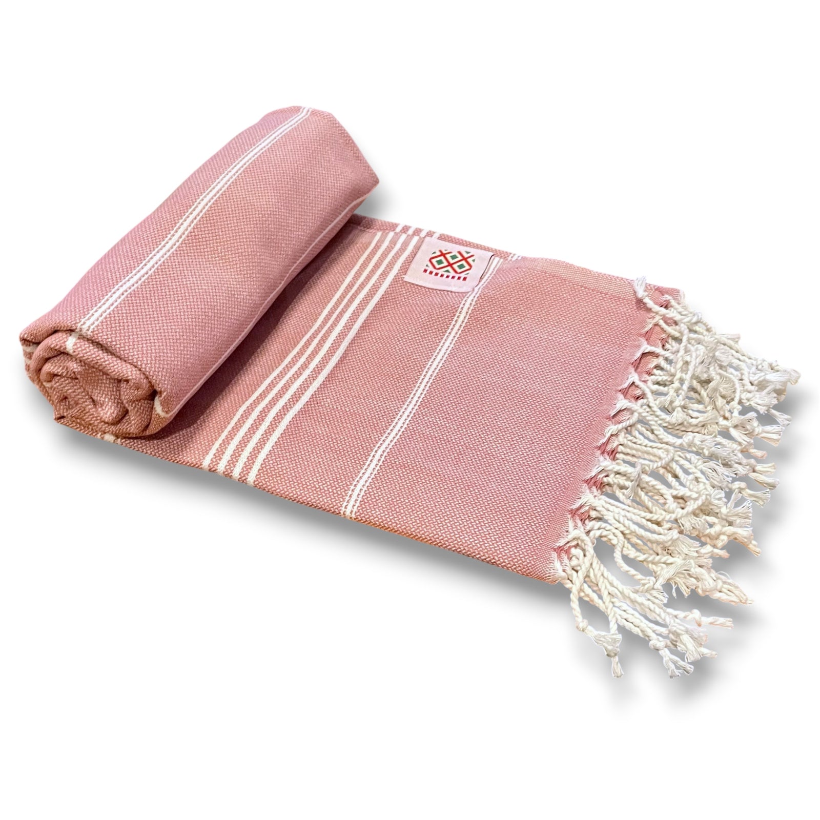 Cotton bath towel Sultan 4 - old pink | organic cotton bath towels​ | Balkanova