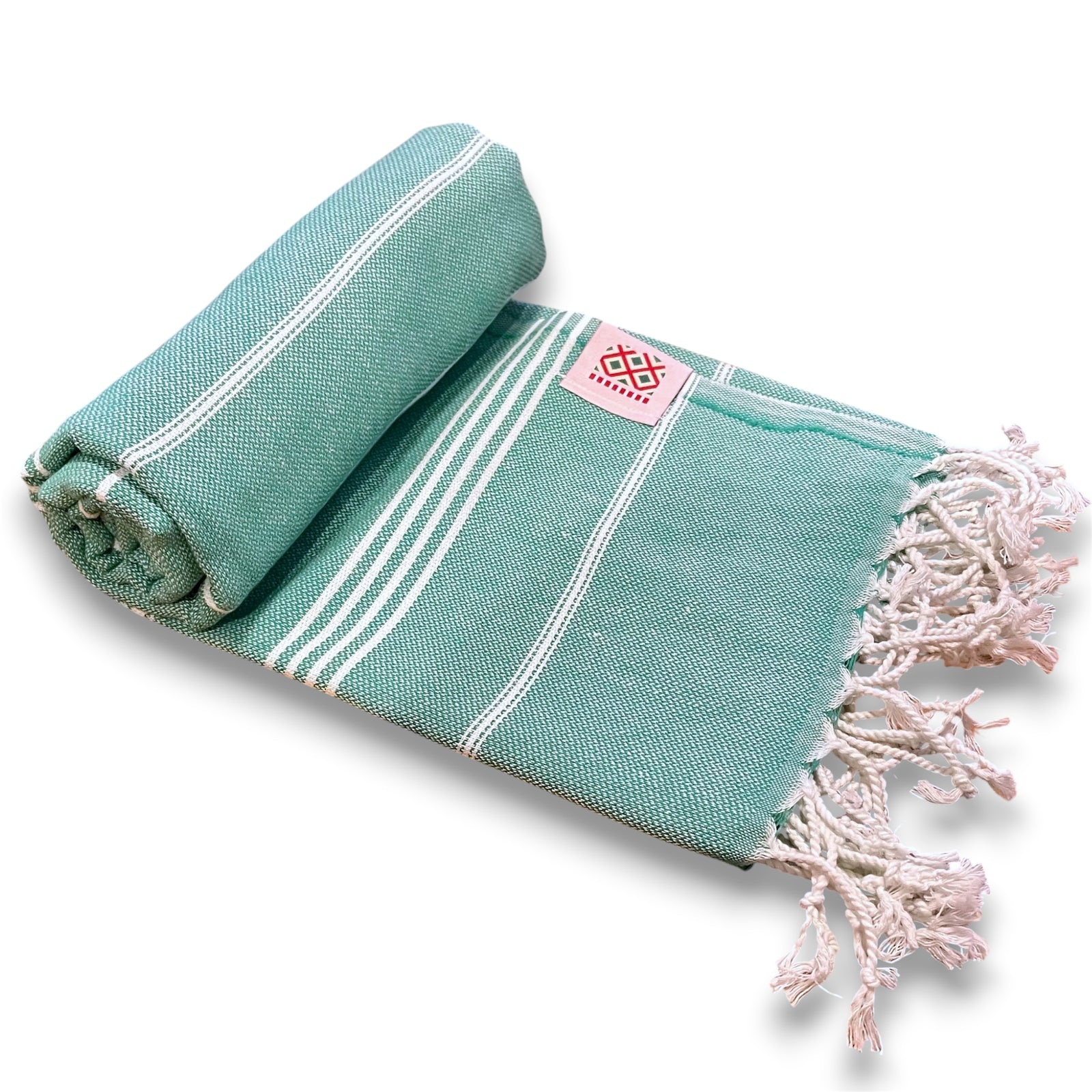 Cotton towel Sultan 3 - sea green | cotton hand towels​ | Balkanova