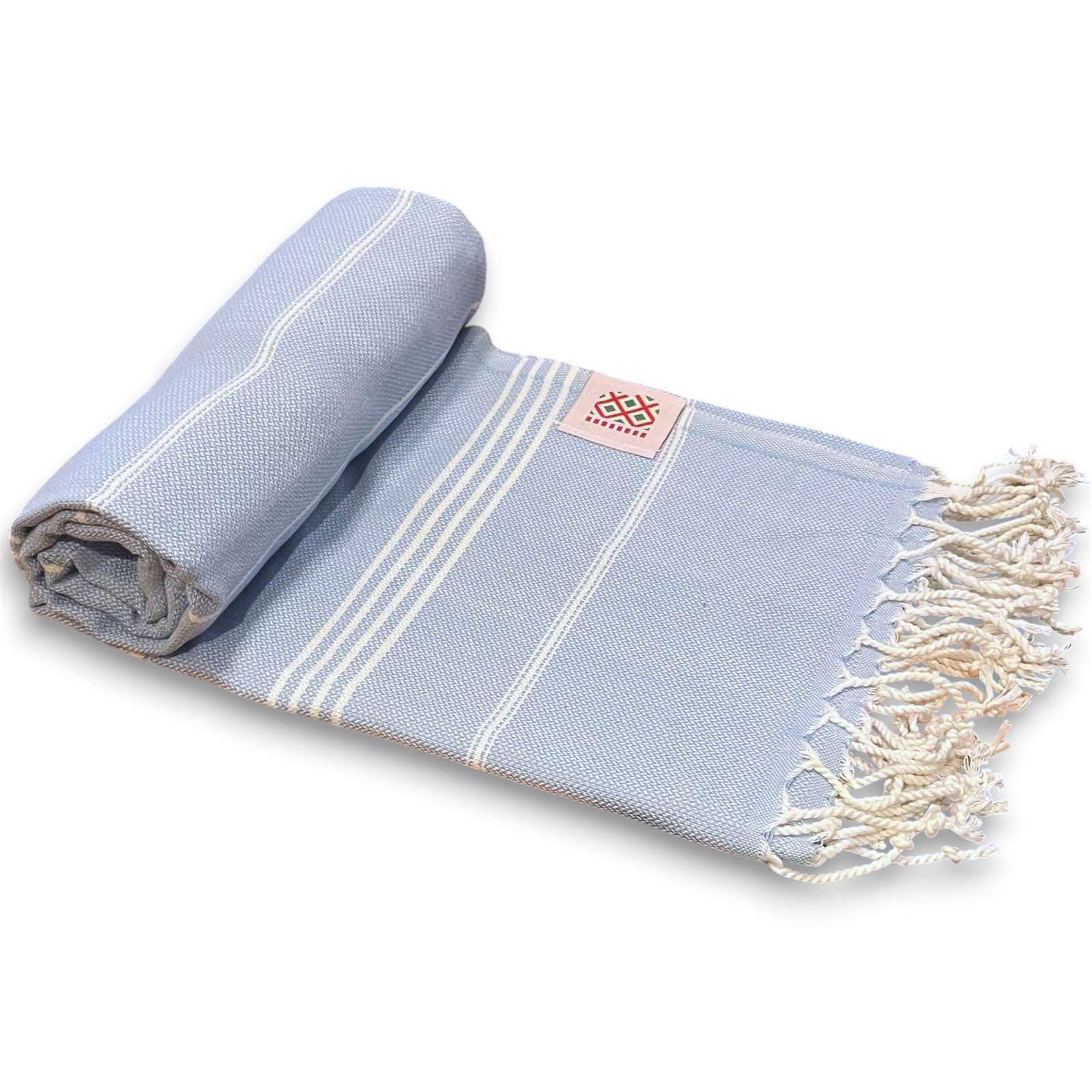 Cotton towel Sultan 9 - light blue | cotton hand towels​ | Balkanova