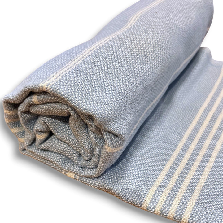 Cotton bath towel Sultan 9 - light blue