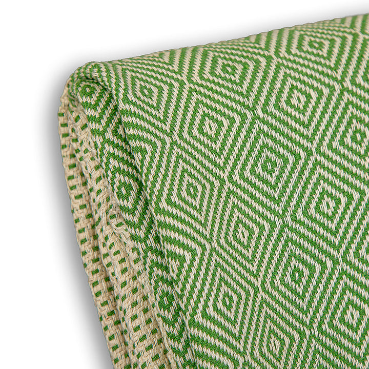 Cotton bedspread Nefes VIII - mint green