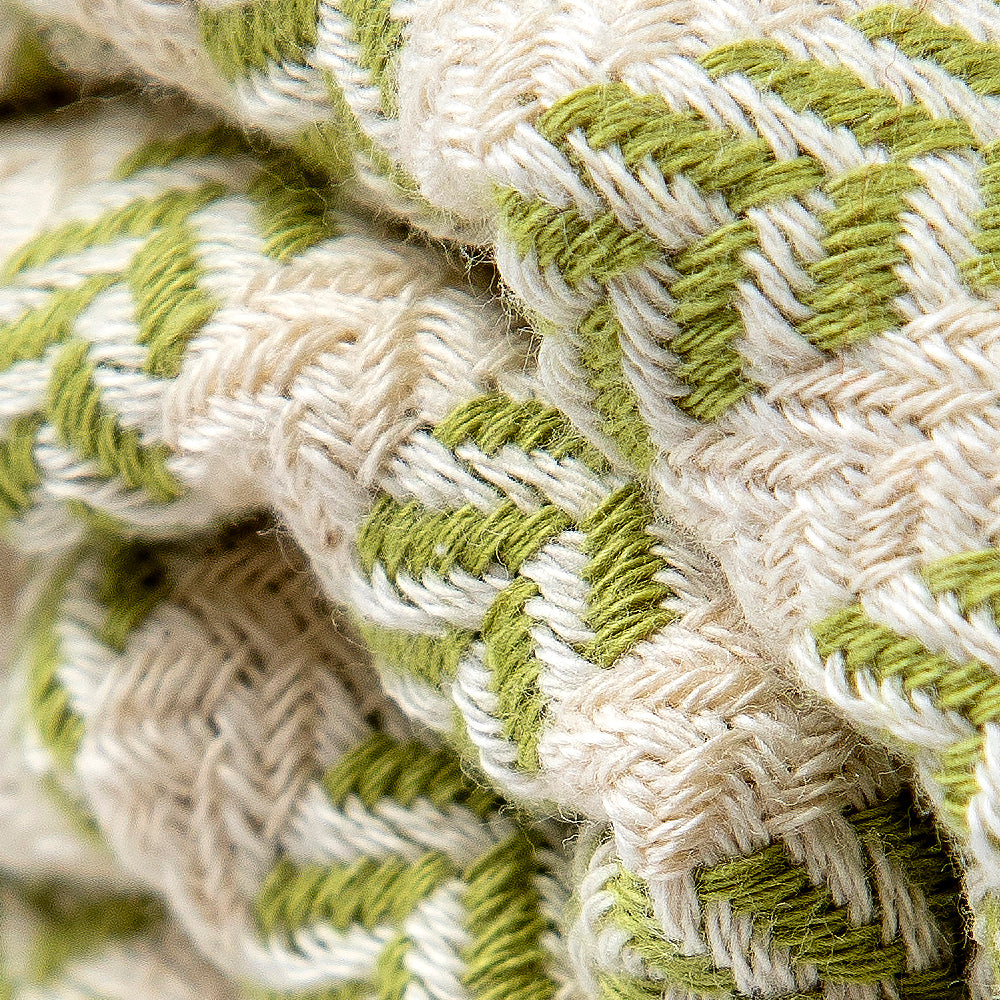 Baumwollhandtuch und Handtuch Portokala III - grünes Set