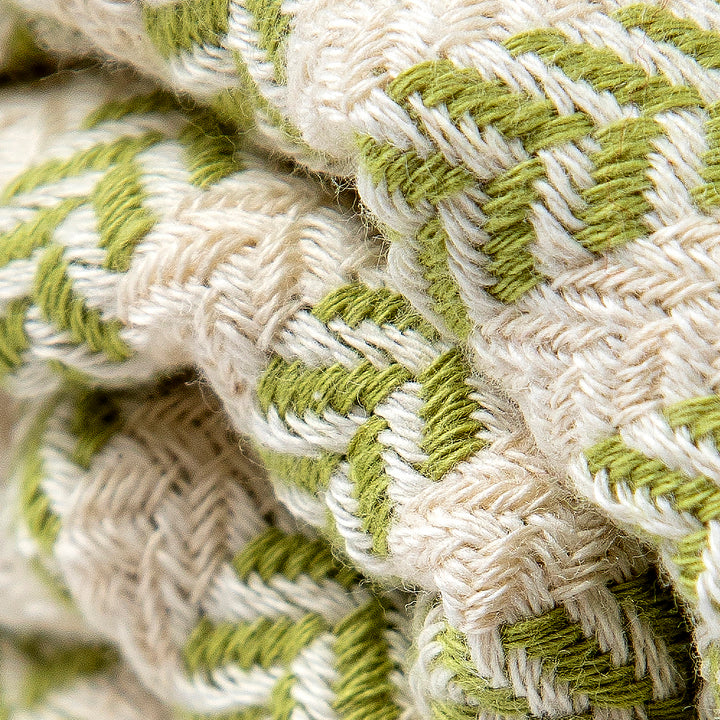 Baumwollhandtuch und Handtuch Portokala III - grünes Set