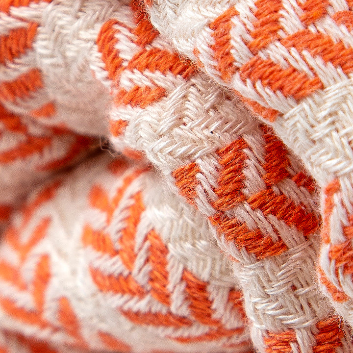 Baumwollhandtuch und Handtuch Portokala II - orangefarbenes Set
