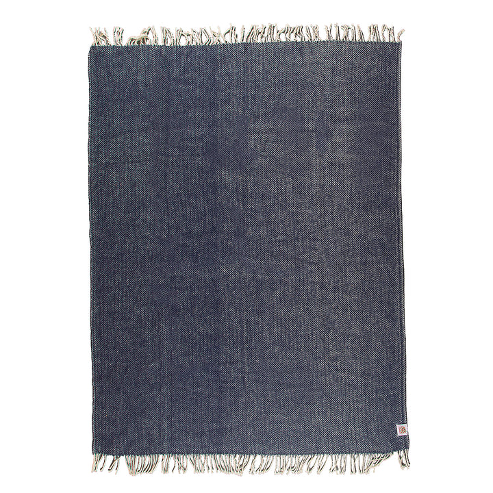 Wolldecke Elma VII - Mitternachtsblau