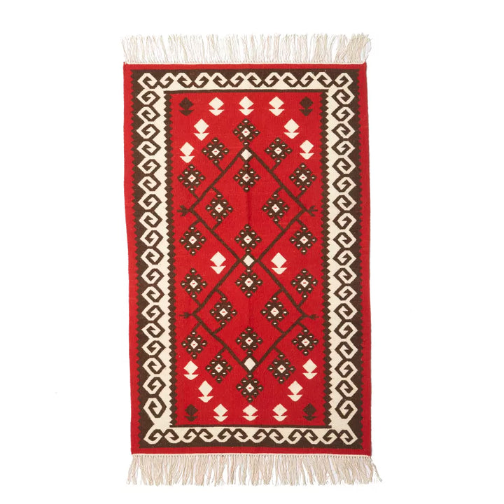 Woll-Kilim "Rebe"
