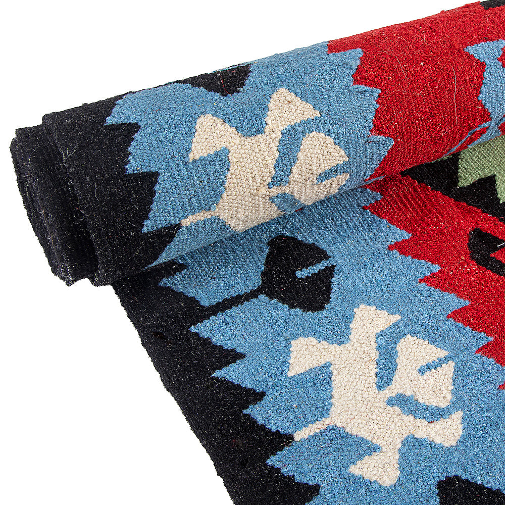 Woll-Kilim "Kessel"