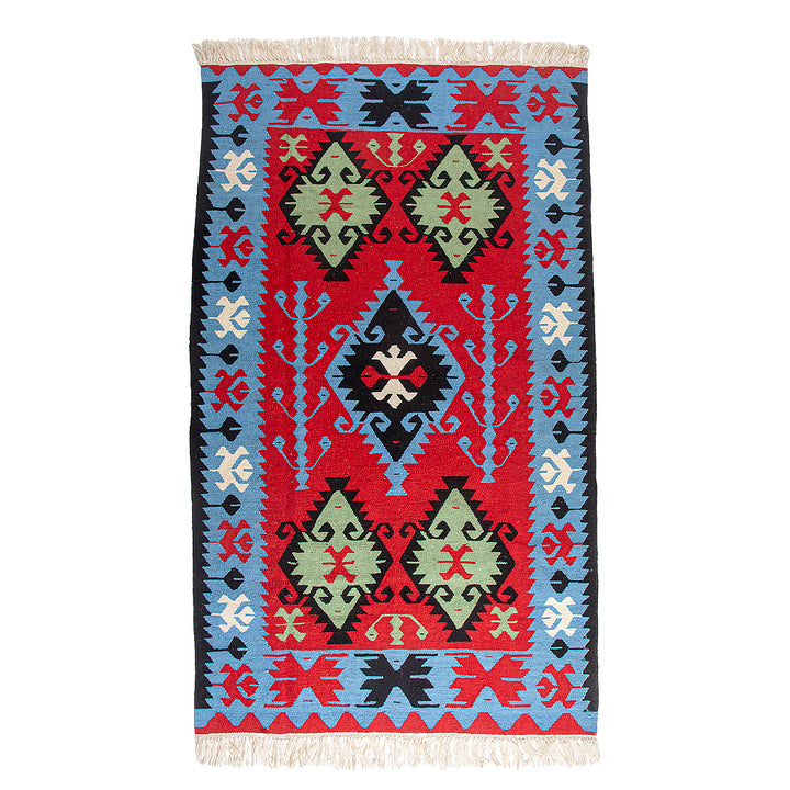 Woll-Kilim "Kessel"