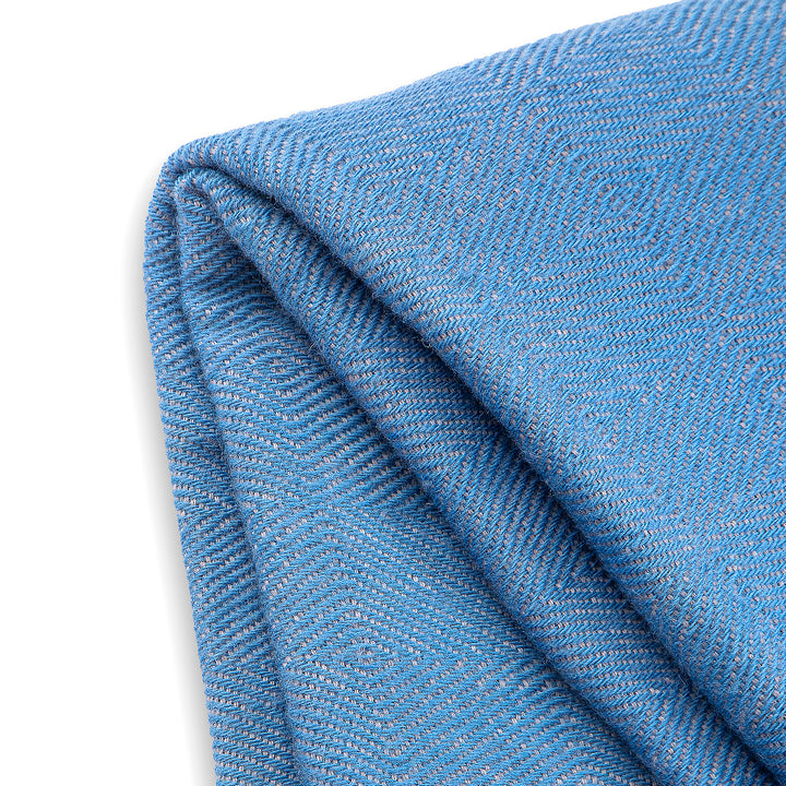 Wolldecke Kostadina Merino - blau