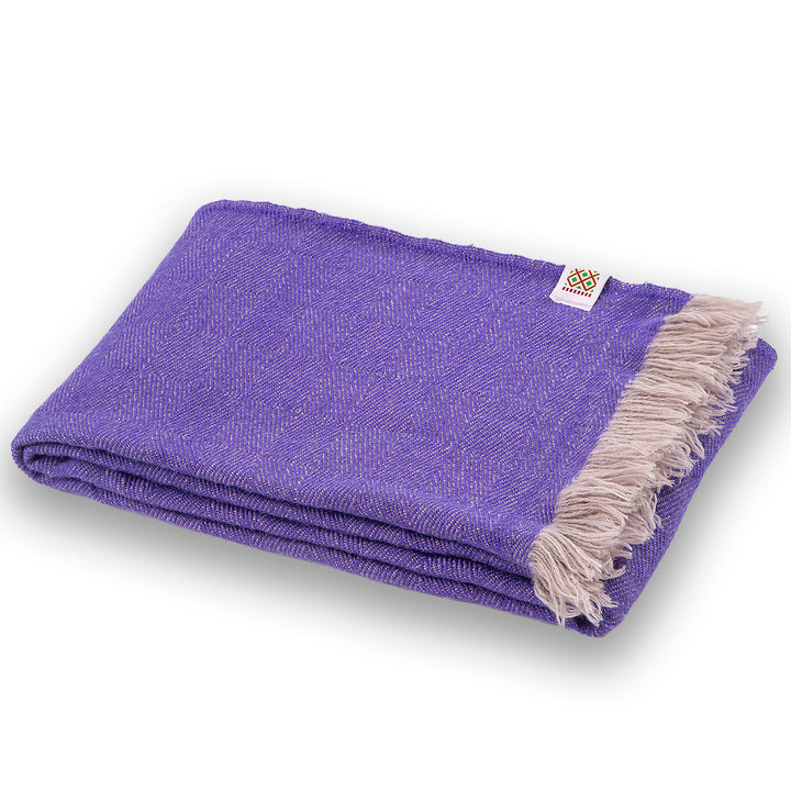 Wolldecke Kostadina Merino - lila