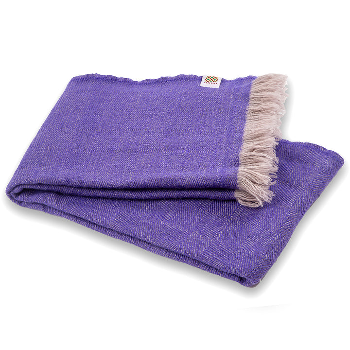 Wolldecke Kostadina Merino - lila