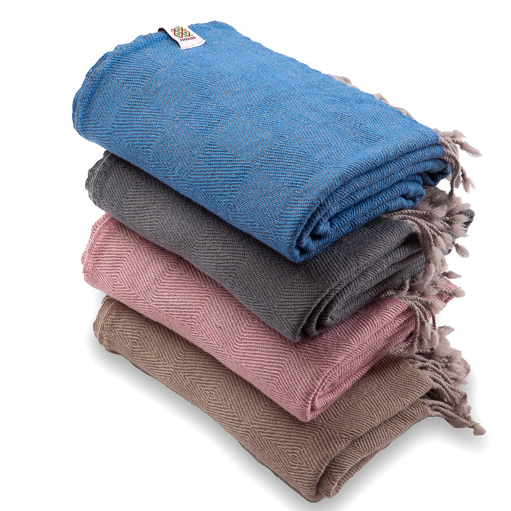 Wolldecke Kostadina Merino - lila