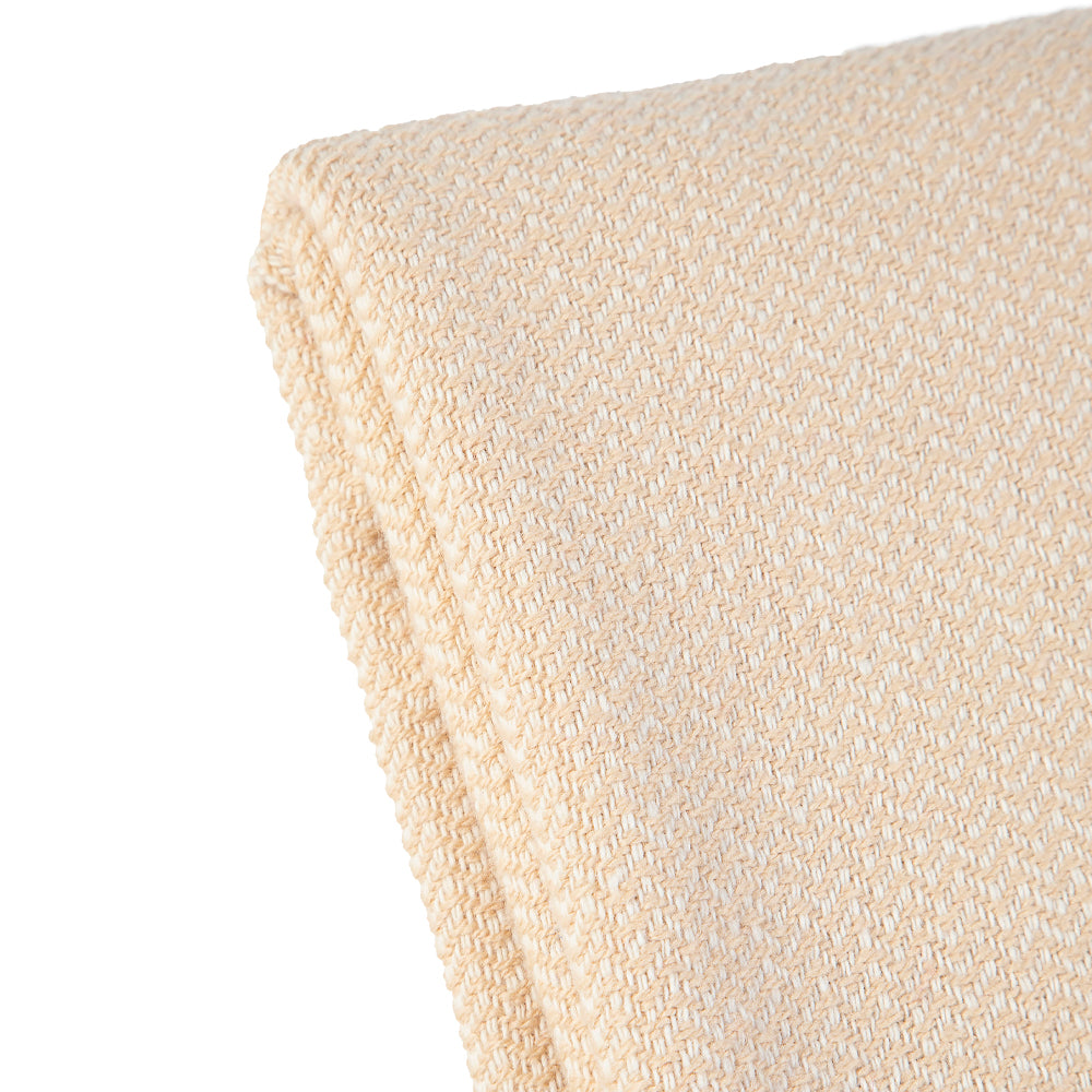 Marina Merino Wool Blanket – Beige, Extra Soft-Balkanova