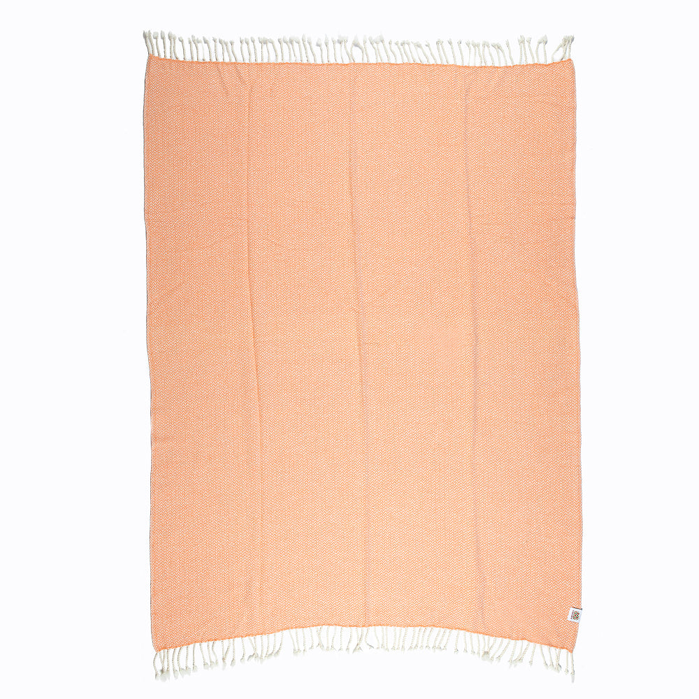 Wolldecke Marina Merino - apricot