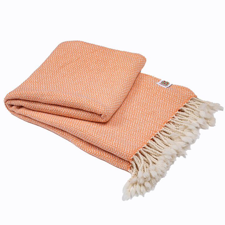 Wolldecke Marina Merino - apricot