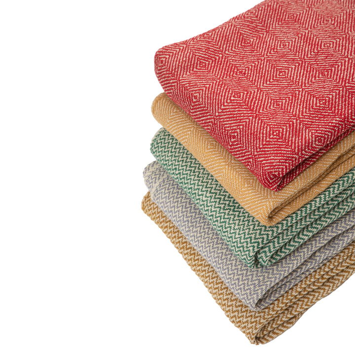 Marina Merino Wool Blanket – Light Blue, Extra Soft-Balkanova