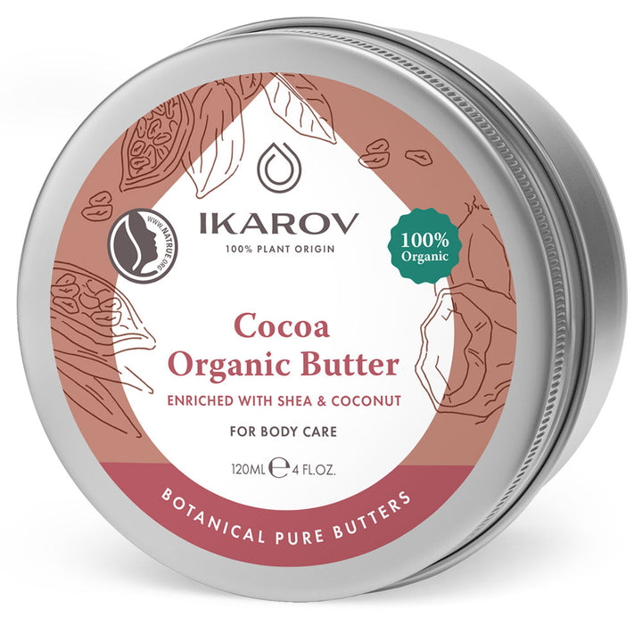 Natürliche Kakao-Körpercreme mit Sheabutter und Kokosnuss
