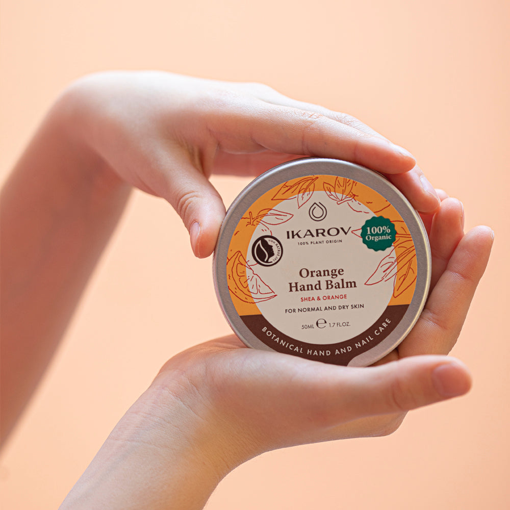 Natürlicher Handbalsam mit Orangenextrakt