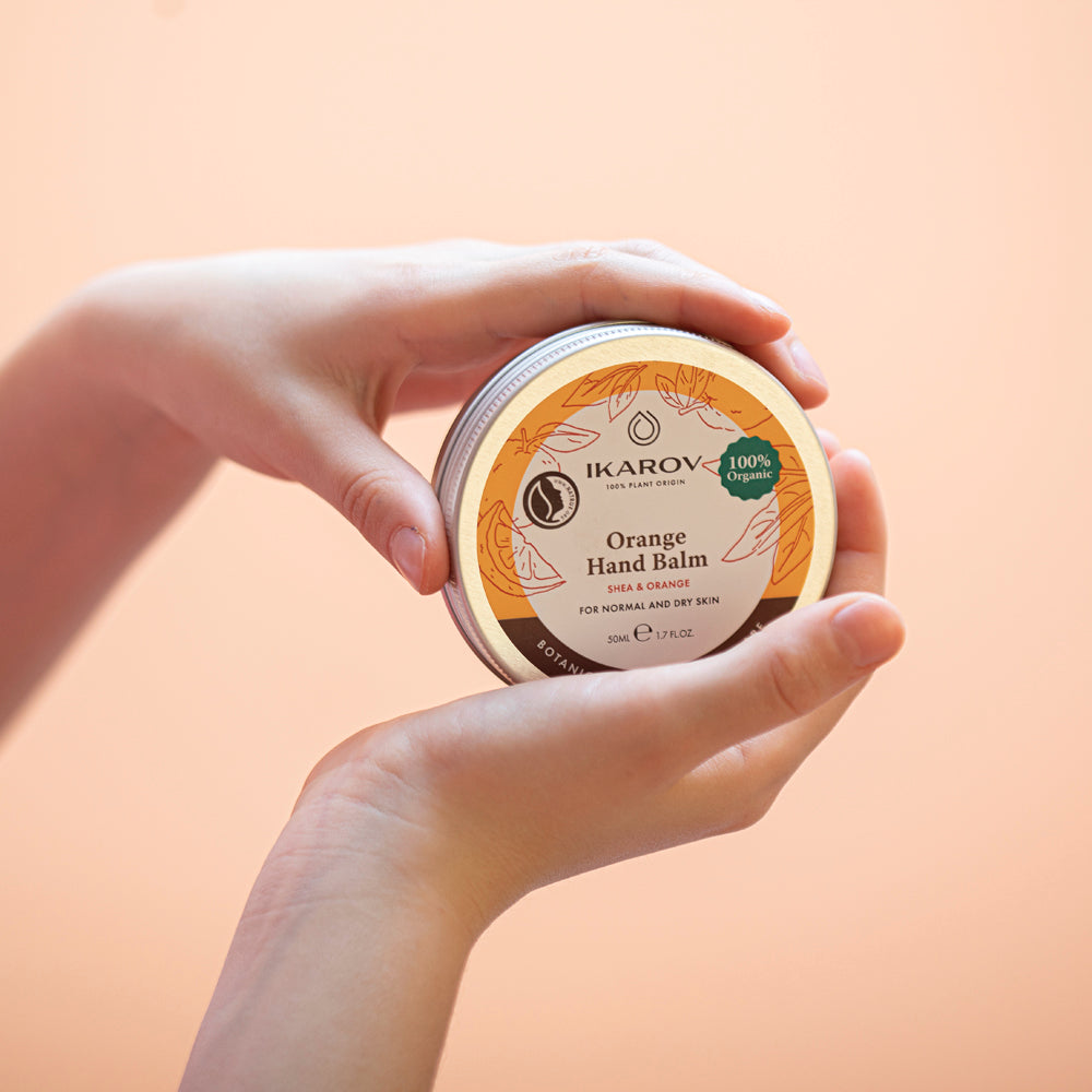 Natürlicher Handbalsam mit Orangenextrakt