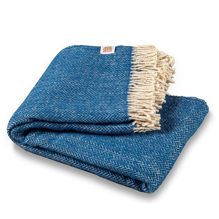 Wolldecke Elma IV - marineblau